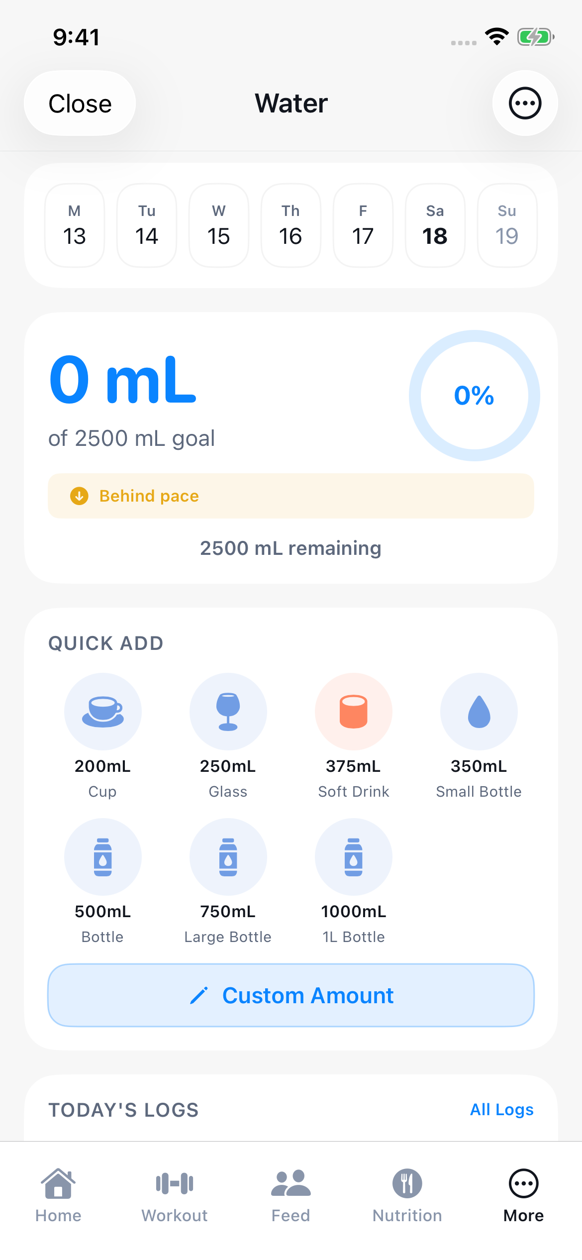 Phone mockup — Health & Habits